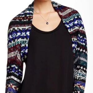 Free People Carnival Shrug multi color sweater NWT
